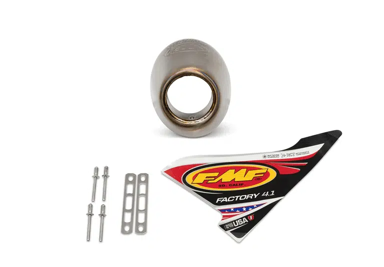 FMF Titanium eindkap voor FMF Factory 4.1 uitlaat systemen