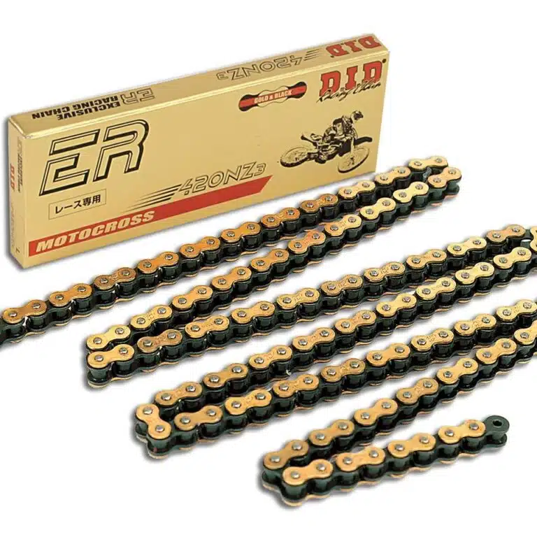 DID Chain 420 NZ x 130 Links Gold + Clip