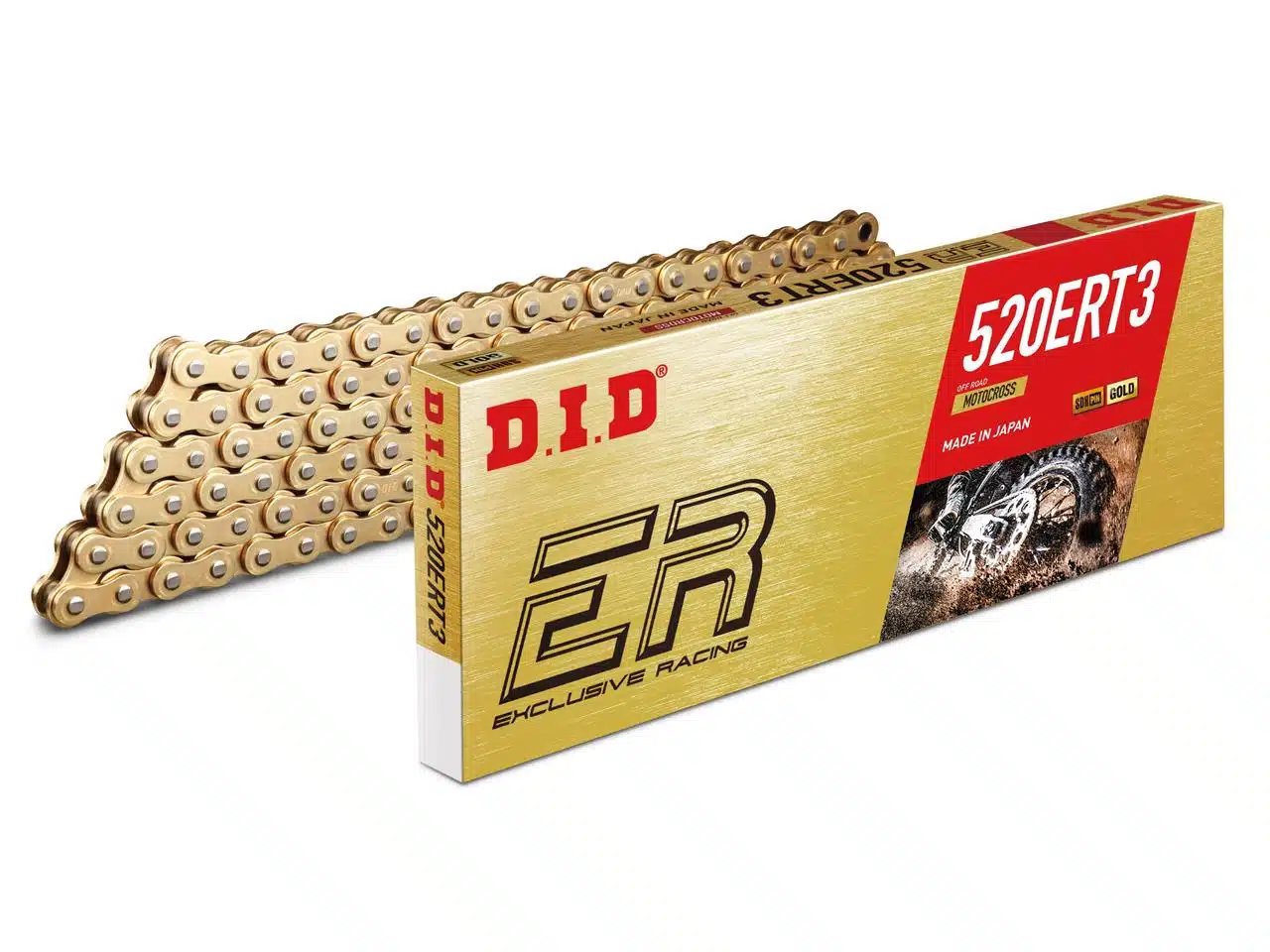 DID ketting 520 ERT3 x 120 Links Goud + Clip