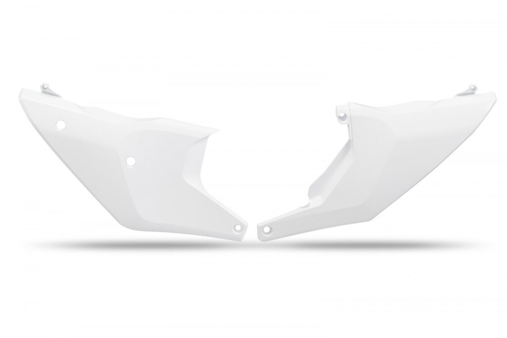 UFO Zijnummerborden Wit Husqvarna FC/TC 125/250/300/350/450 2023- & FE/TE 250/300/350/450/501 2024-