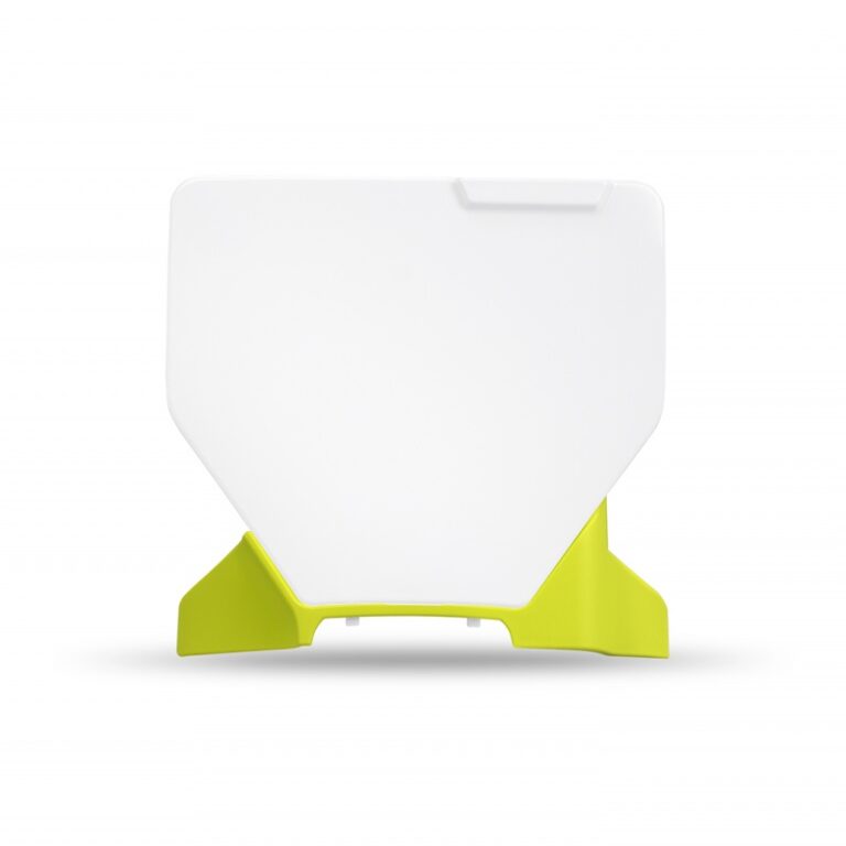 UFO voornummerplaat compleet OEM / Wit - Fluor Geel Husqvarna TC/FC 125/250/350/450 2023-