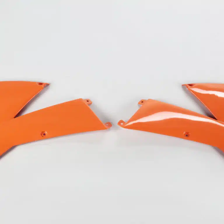 Cemoto radiator kappen Oranje KTM SX 125 01-04 & SX 250 01-04 & SX 450 03-04 & EXC 125/200/250/300/380/400/450 03-04