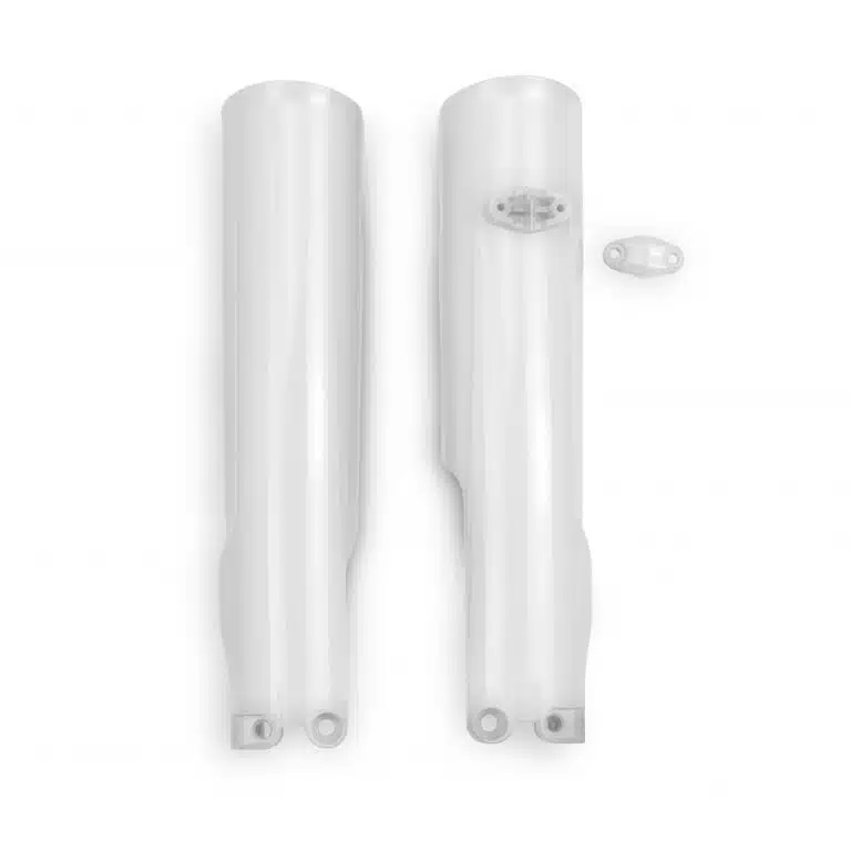 UFO voorvork beschermers Wit ( Replica 2023 ) KTM/Husqvarna/Gas Gas