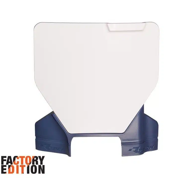 Racetech Factory voornummerplaat Wit / Blauw Husqvarna TC/FC 125-450 2023-