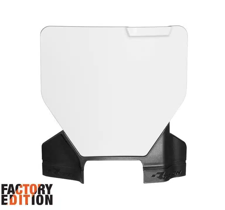 Racetech Factory voornummerplaat Wit / Zwart Husqvarna TC/FC 125-450 2023-