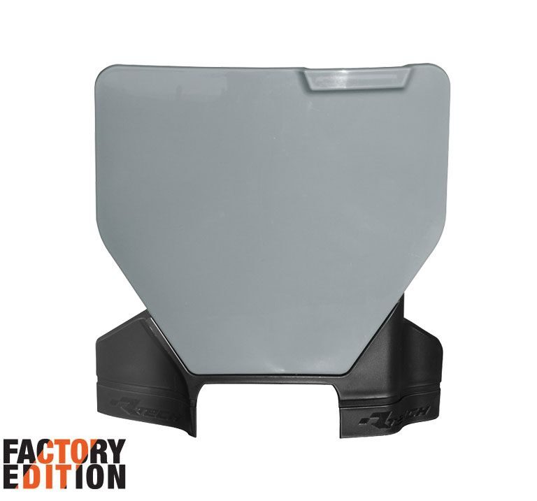 Racetech Factory voornummerplaat Grijs / Zwart Husqvarna TC/FC 125-450 2023-