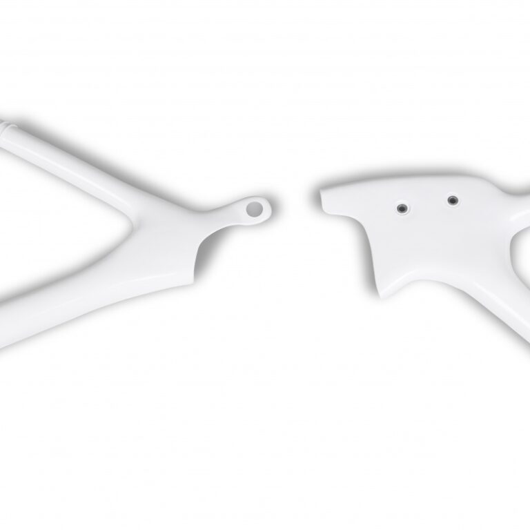 UFO frame beschermers Wit Yamaha YZ 125/250 1993-2001