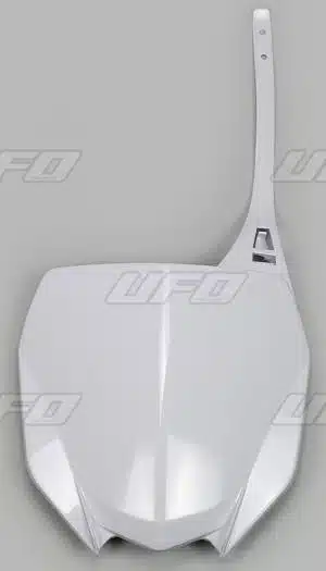 UFO voornummerplaat Wit Yamaha YZ 125/250 22- & YZ 250F 19- & YZ 450F 18-