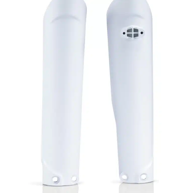 Acerbis / Cycra voorvork beschermers Wit 2020 KTM SX 125/150/250 15- & SX-F 250/350/450 15- & EXC 250/300 16- & EXC-F 250/350/450/500 16- & Husqvarna FC/TC 125/250/300/350/450/501 15 & Gas EC/MC 125/250/300/350F 2021