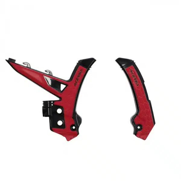 Acerbis X-Grip frame beschermers Rood / Zwart Gas Gas MC 125/250 2024 & MC-F 250/350/450 2024 & EC 250/300 2024 & EC 250F/350F/450F/500F 2024