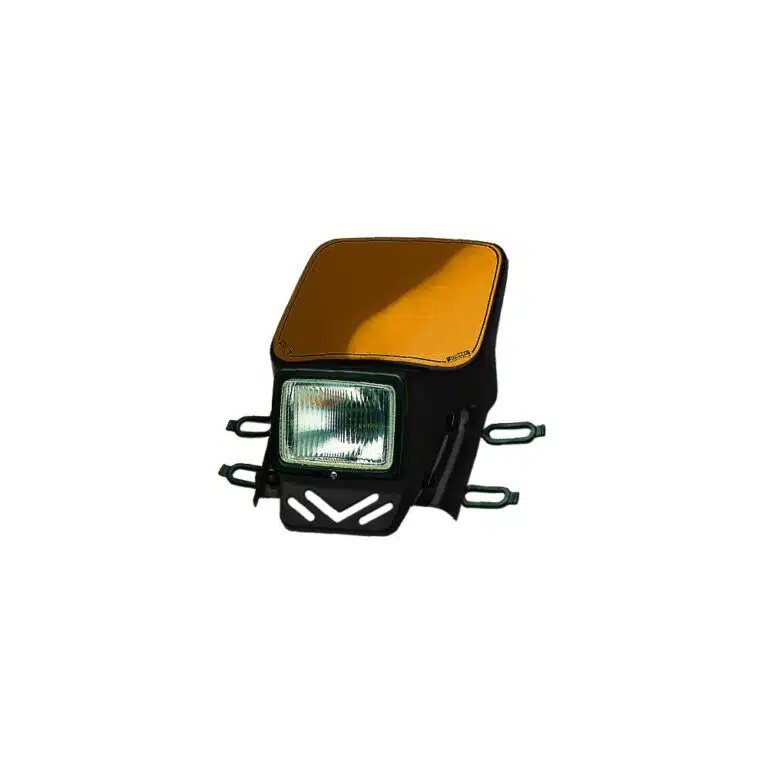 Cemoto enduro koplamp compleet Zwart universeel