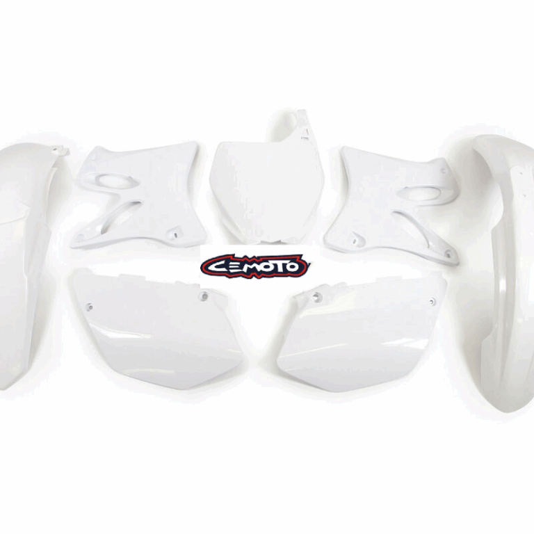 Cemoto plastic kit Wit Yamaha YZ 125/250 2006-2014
