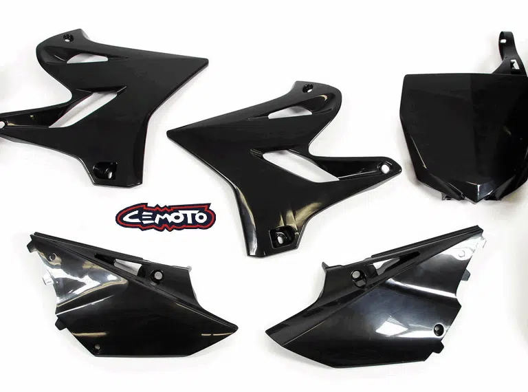 Cemoto plastic kit Zwart Yamaha YZ 125/250 2006-2014