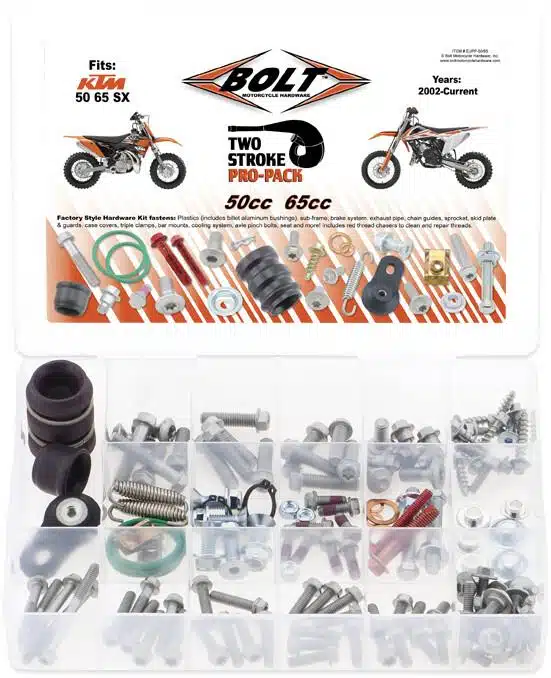 Bolt Euro Style Two Stroke Pro-Pack KTM 50cc-65cc