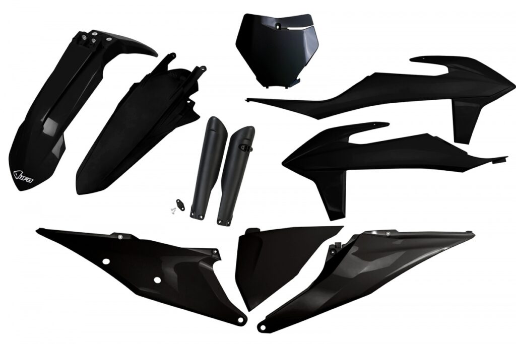 UFO plastic kit Zwart KTM SX 125/150/250 19-22 & SX-F 250/350/450 19-22 ( full kit )