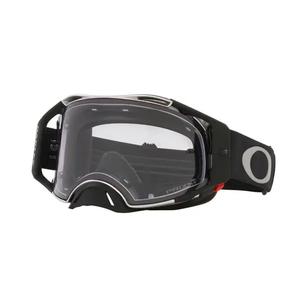 Oakley Airbrake MX Tuff Blocks Black Gunmetal - Clear lens