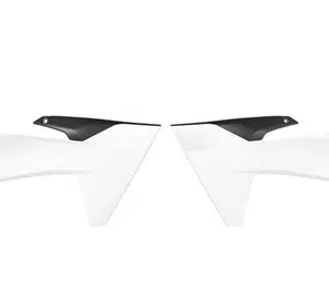 Racetech Radiator Kappen Wit/Zwart KTM SX 65 2024- & Gas Gas MC 65 2024-