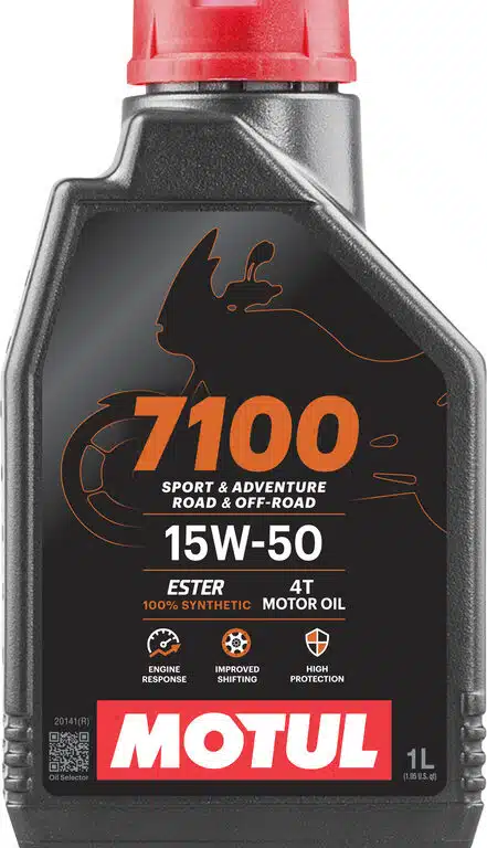Motul 7100 motorolie 4t 15w50 100% synthetisch 1 liter