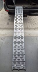 Hyper opvouwbare oprijplaat 30,5cm breed, 226cm lang, 340kg draagkracht