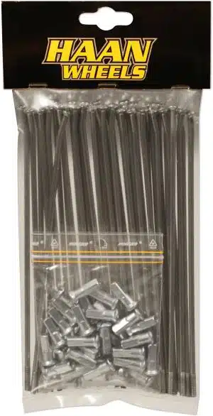 Haan Wheels Achterwiel 18" spakenset 36 stuks + nippels voor OEM naaf 252402