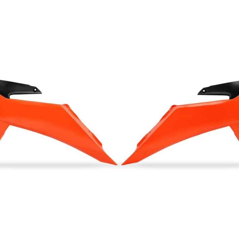 UFO Radiator Kappen Fluor Oranje KTM SX 125/150/250/300 2023-2026 & SX-F 250/350/450 2023-2026 ( model 2025 )
