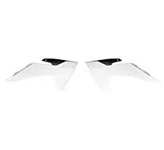 Racetech Radiator Kappen Wit/Zwart KTM SX 50 2024-