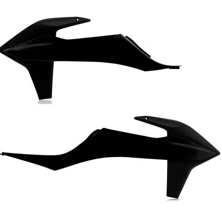 Acerbis radiator kappen Zwart KTM SX 125/150/250 19- & SX-F 250/350/450 19- & EXC 250/300 20- & EXC-F 250/350/450/500 20-