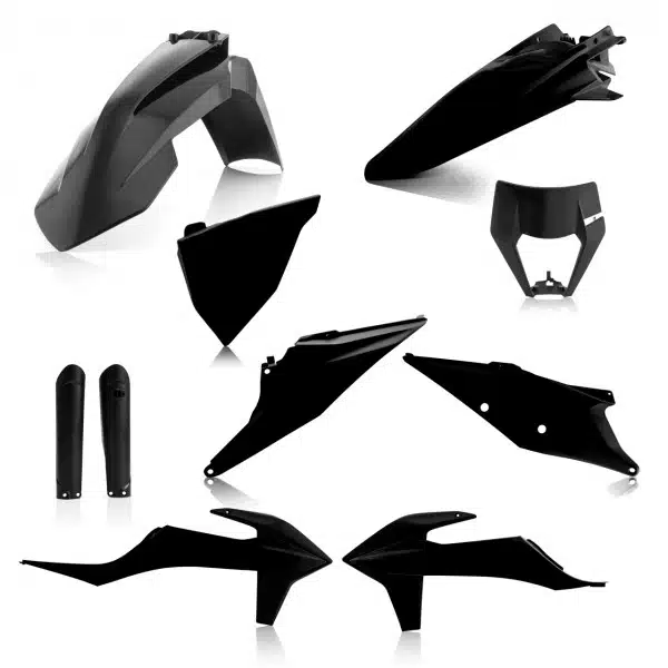 Cycra plastic kit Zwart met koplamp plastic KTM EXC/EXC-F 250/300/350/450/500 20-