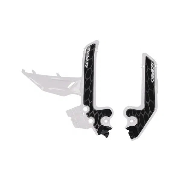 Acerbis X-Grip frame beschermers wit / zwart KTM SX 85 2025- & Gas Gas MC 85 2025-