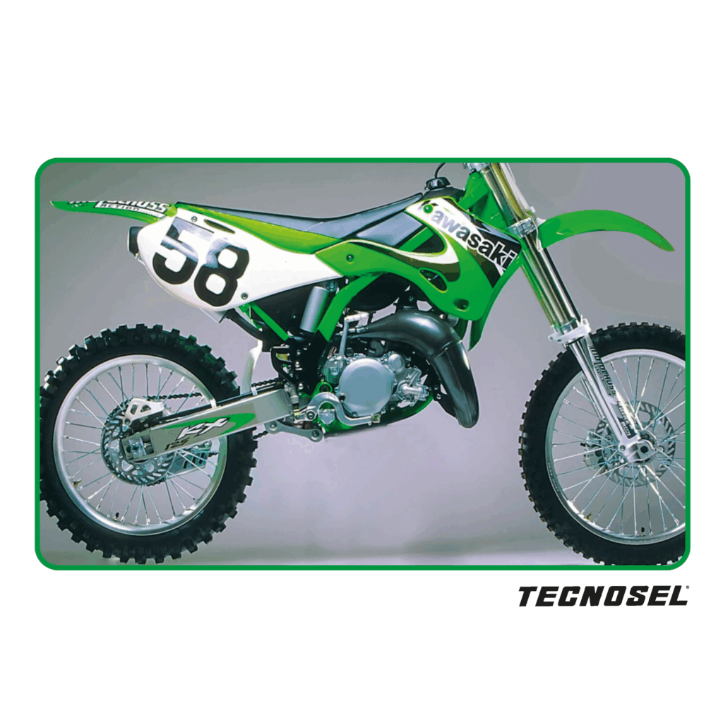 Blackbird zadelhoes OEM 2000 Kawasaki KX 125/250 1999-2002 - Afbeelding 2