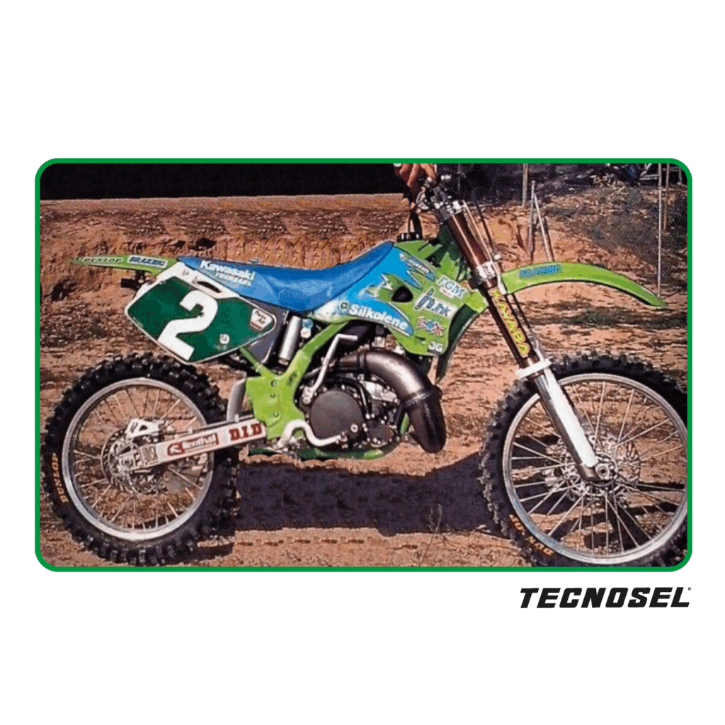 Blackbird zadelhoes Team 1996/1997 Kawasaki KX 125/250 1994-1998 - Afbeelding 2