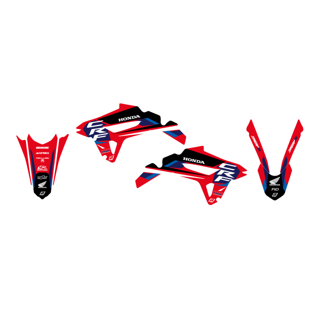 Blackbird Stickerset Dream 5 Honda CRF 250R 2022-2024 & CRF 450R 2021-2024