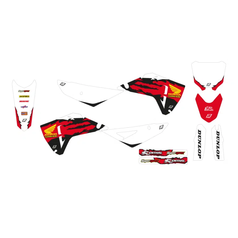 Blackbird Stickerset 'Retro' Honda CRF 250R/450R 2025