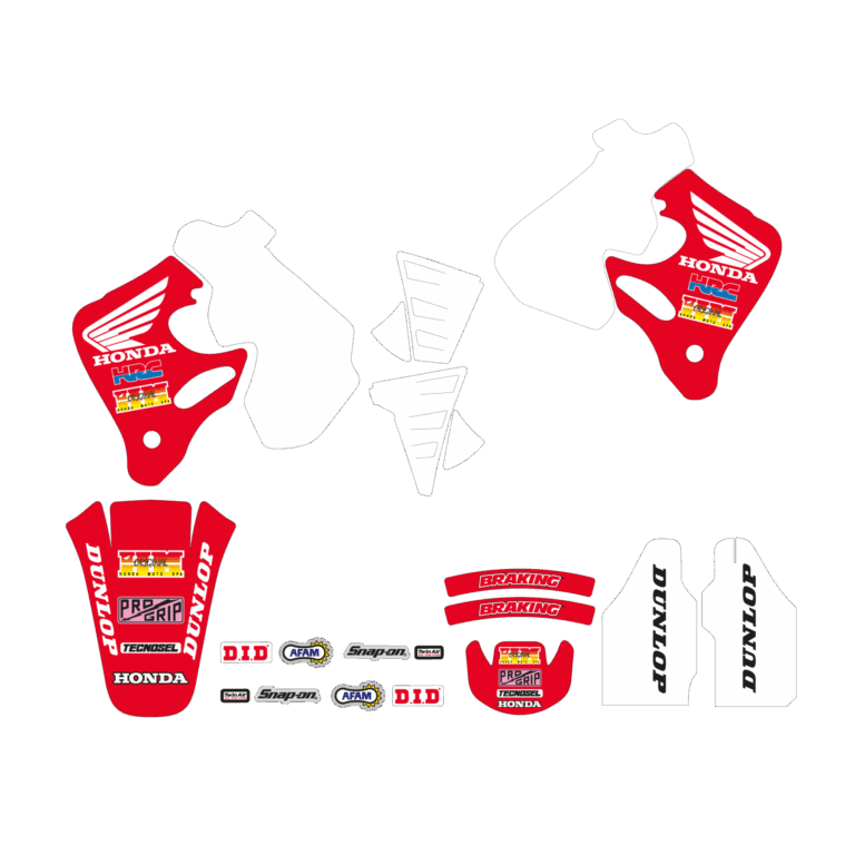 Blackbird stickerset OEM 1992 +zadelovertrek Honda CR 125R 1993-1997 & CR 250R 1992-1996