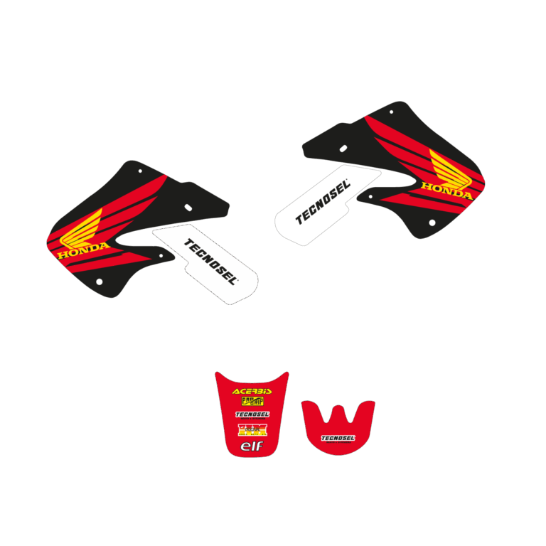 Blackbird stickerset OEM 1998 Honda CR 125R 1998-1999 & CR 250R 1997-1999