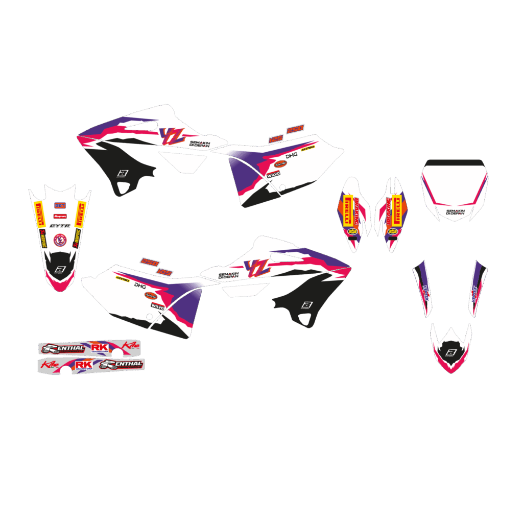 Blackbird stickerset Replica Team Factory 23 50th Anniversary Yamaha YZ 125/250 2022-2025