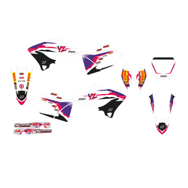 Blackbird stickerset Replica Team Factory 23 50th Anniversary Yamaha YZ 125/250 2022-2025