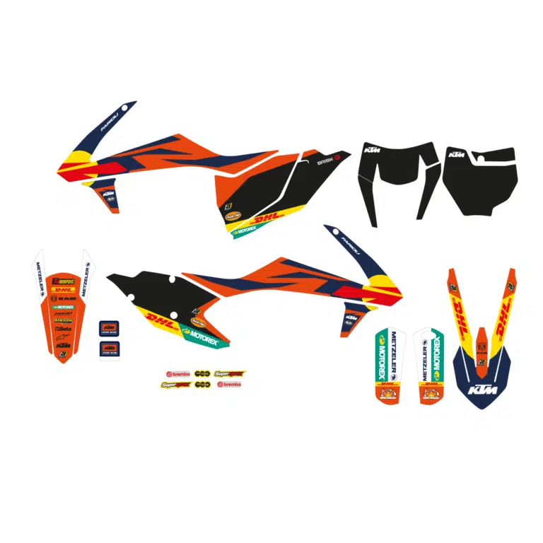 Blackbird Stickerset 'Replica KTM Factory 23' KTM SX/SX-F 2016-2018 & EXC/EXC-F 2017-2019
