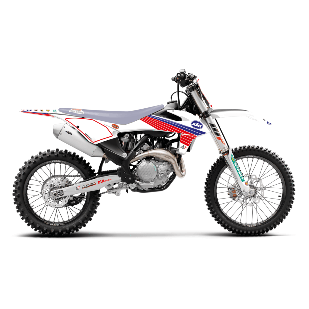 Blackbird Stickerset 'Retro' KTM SX/SXF 125-450 2019-2022 & EXC/EXC-F 250-500 2020-2023 - Afbeelding 2