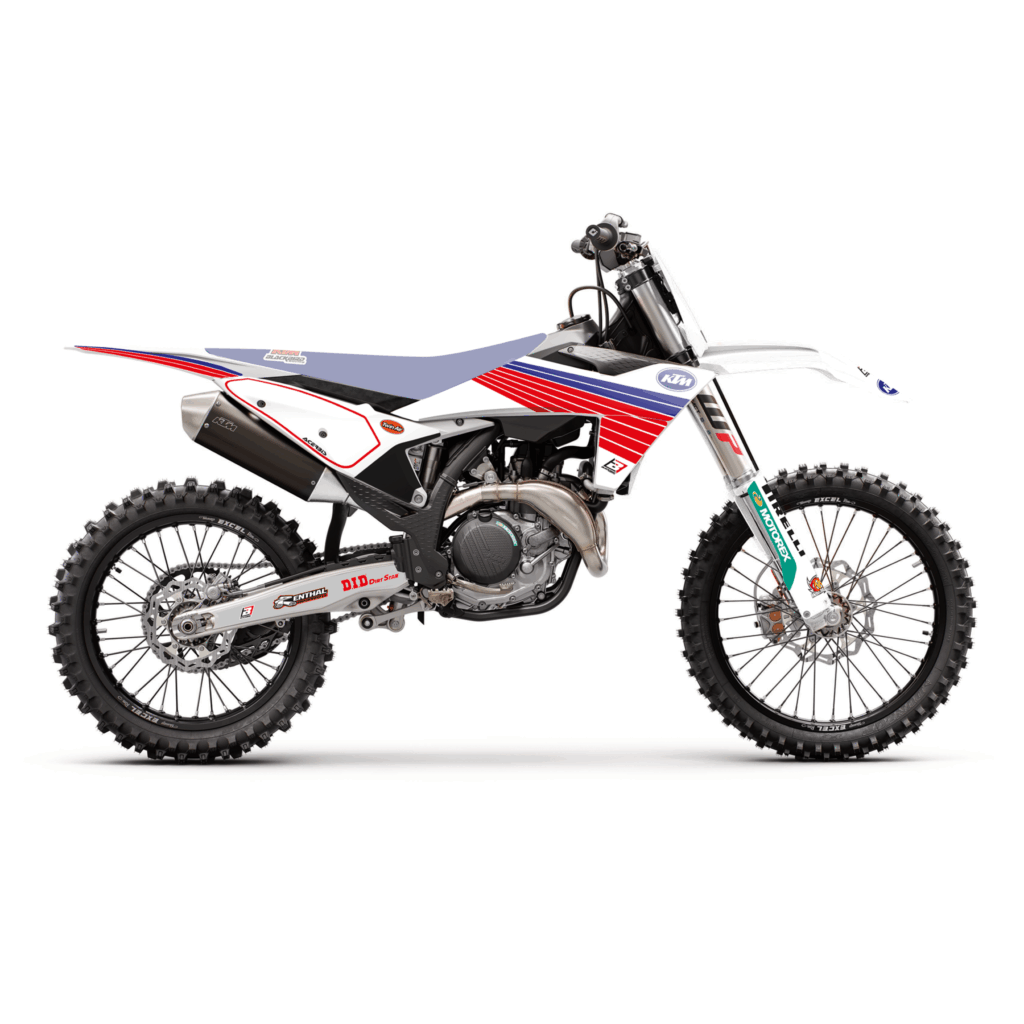 Blackbird Stickerset 'Retro' KTM SX/F 125/150/250/300/350/450 2023-2024 & EXC/EXC-F 250-500 2024- - Afbeelding 2