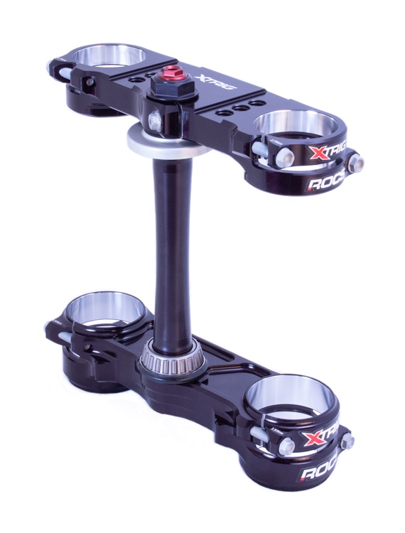 X-Trig Rocs Pro kroonplaten met offset 20-22mm zwart KTM SX/SX-F 125/250/300/350/450 2023- & EXC/EXC-F 250/300/350/450/500 2024- & Husqvarna TC/FC 125/250/350/450 2023- & TE/TE 125/250/300/350/450/500 2024- & Gas Gas MC/MC-F/EC/EC-F 125/250/300/350/450/500 2024-
