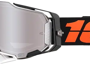 100% Armega Blacktail Crossbril Hiper Zilver spiegellens