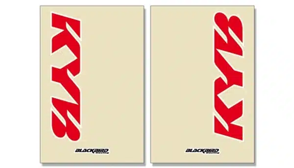 Blackbird voorvork stickers Kayaba/KYB
