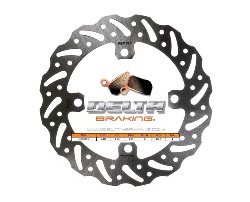 Delta Braking achter remschijf ( 240mm ) Type G Kawasaki KXF