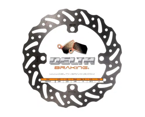 Delta Braking achter remschijf ( 240mm ) Type G Suzuki RM-Z 250 07- & RM-Z 450 05- & RMX-Z 450 10-18