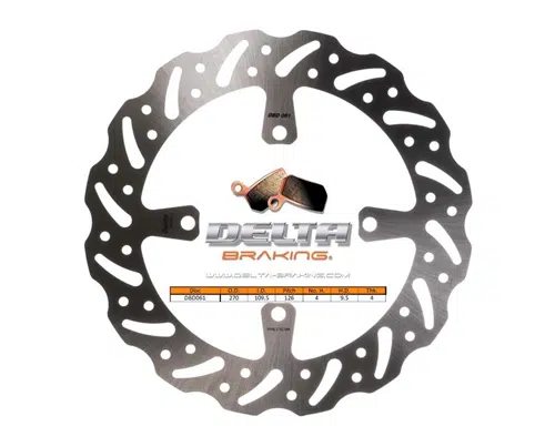 Delta Braking voor remschijf ( 270mm ) Type G Kawasaki KX 250F 15- & Kawasaki KX 450F 15- & Bimota BX 450 2023-