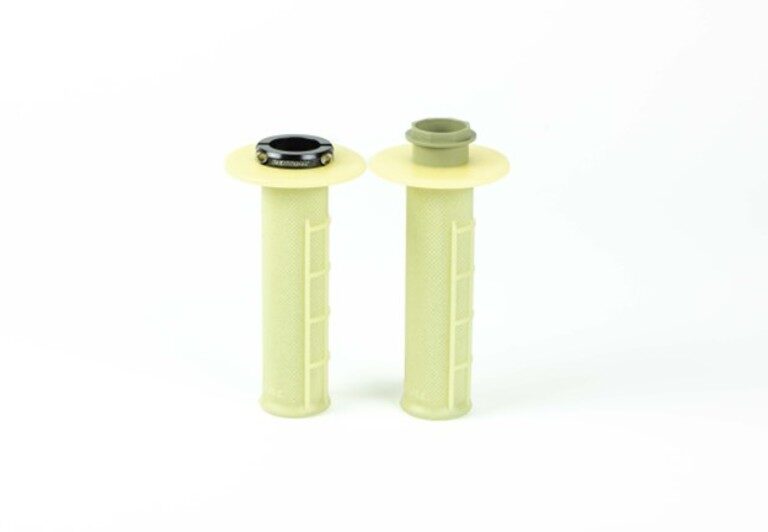 RENTHAL MX R-Works Lock-On Aramid Handvatten - Half Waffle