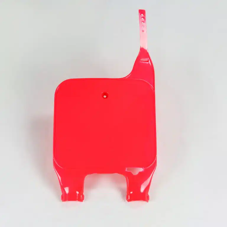 UFO voornummerplaat Rood / Upside Down fork Honda CR 125R/250R/500R 1990-1994