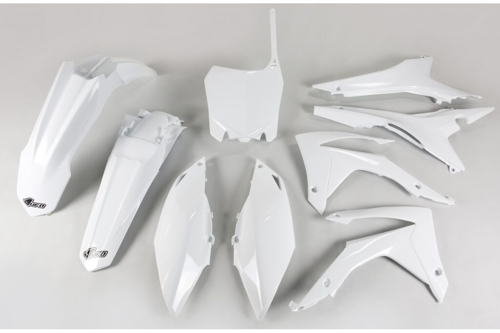 UFO plastic kit met airbox covers Wit Honda CRF 250R 2014-2017 & CRF 450R 2013-2016