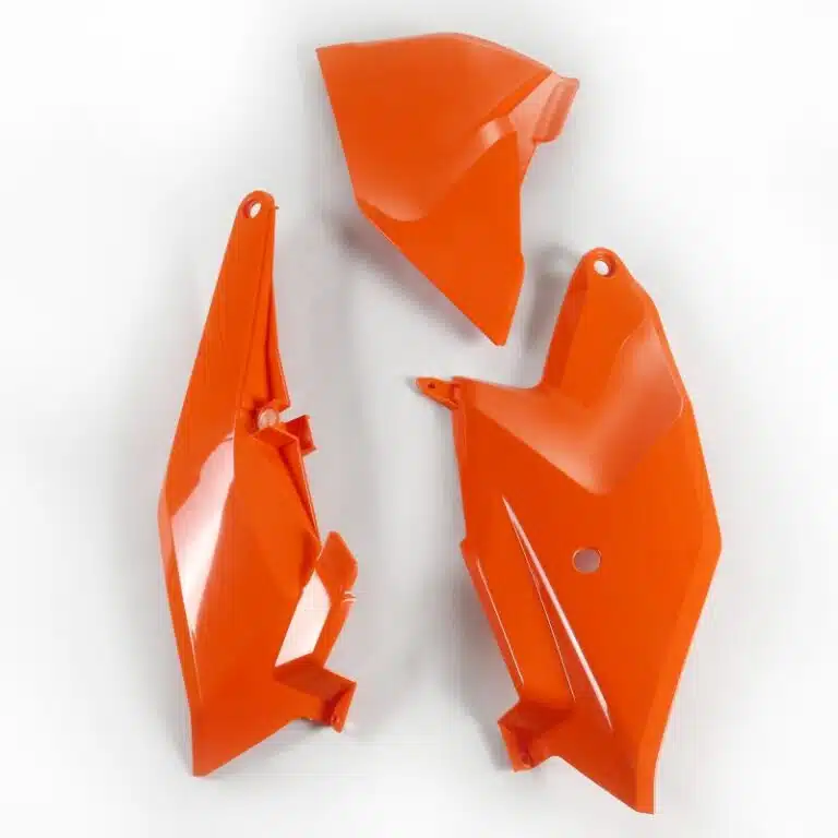 UFO zijnummerborden + Luchtfilterkap KTM Oranje KTM SX 85 2018- & Gas Gas MC 85 2021-